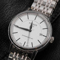 Tissot Carson Powermatic 80 Silver Dial Silver Steel Strap Watch For Men - T085.407.11.011.00
