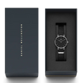 Daniel Wellington Petite Cornwall Black Dial Black Nylon Strap Watch For Women - DW00100248