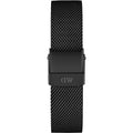 Daniel Wellington Petite Ashfield Black Dial Black Mesh Strap Watch for Women - DW00100307