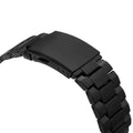 Diesel Mega Chief Chronograph Grey Dial Black Steel Strap Watch For Men - DZ4479