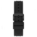 Guess Connoisseur Black Dial Black Silicone Strap Watch For Men - GW0335G1