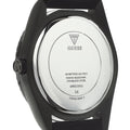 Guess Connoisseur Black Dial Black Silicone Strap Watch For Men - GW0335G1