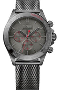 Hugo Boss Talent Gunmetal Dial Grey Mesh Bracelet Watch for Men - 1513637