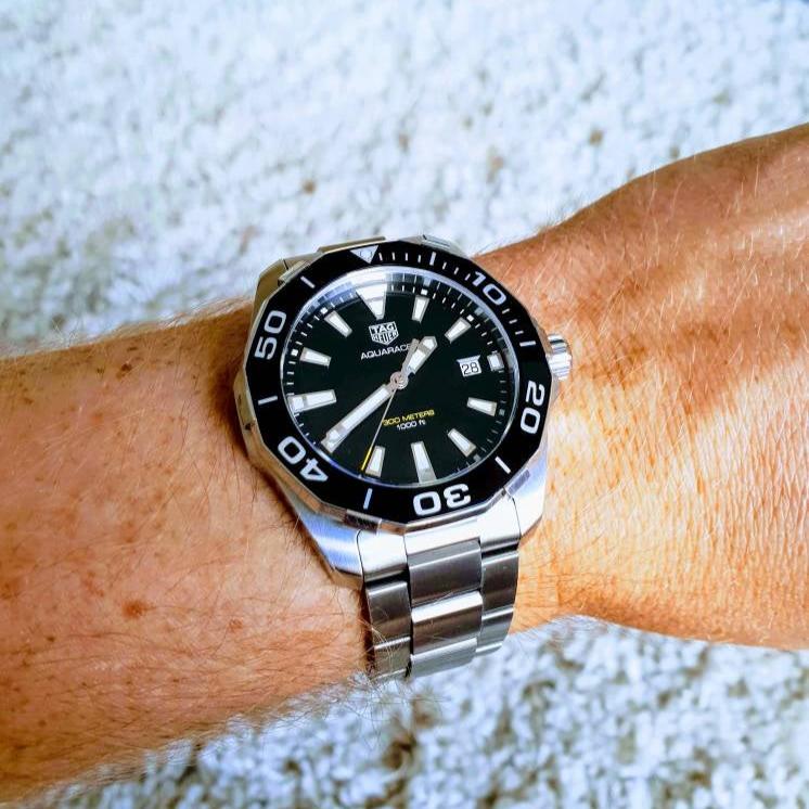 Tag Heuer Aquaracer Black Dial Watch for Men - WAY111A.BA0928