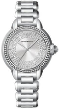 Emporio Armani Mia Three Crystals Silver Dial Silver Steel Strap Watch For Women - AR11632