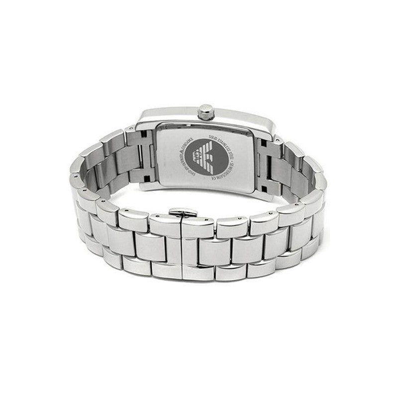 Emporio Armani White Dial Silver Stainless Steel Watch For Women - AR0146