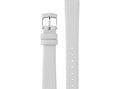 Emporio Armani White Dial Light Blue Leather Strap Watch For Women - AR11002