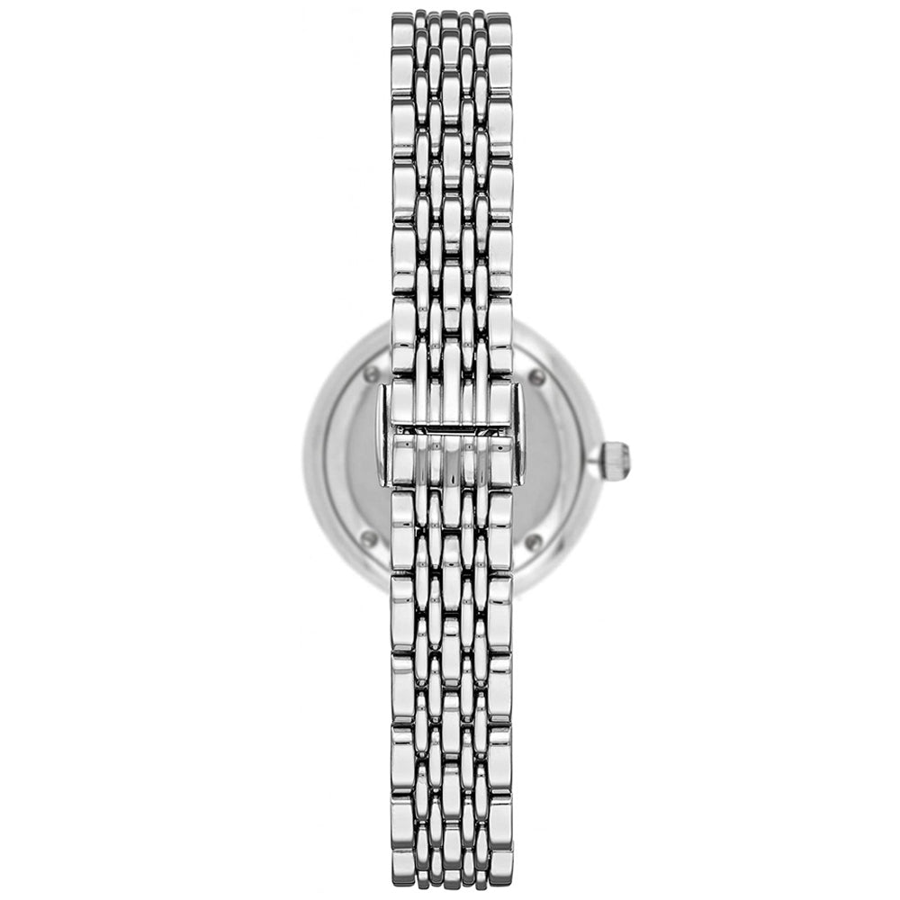 Emporio Armani Donna Mother of Pearl Dial Silver Steel Strap Watch For Women - AR11204