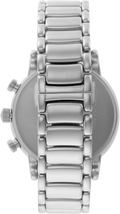 Emporio Armani Luigi Chronograph Black Dial Silver Steel Strap Watch For Men - AR11324