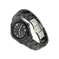 Emporio Armani Ceramica Quartz Black Dial Black Steel Strap Watch For Women - AR1402