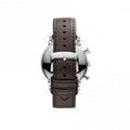 Emporio Armani Classic Chronograph Brown Dial Brown Leather Strap Watch For Men - AR1734
