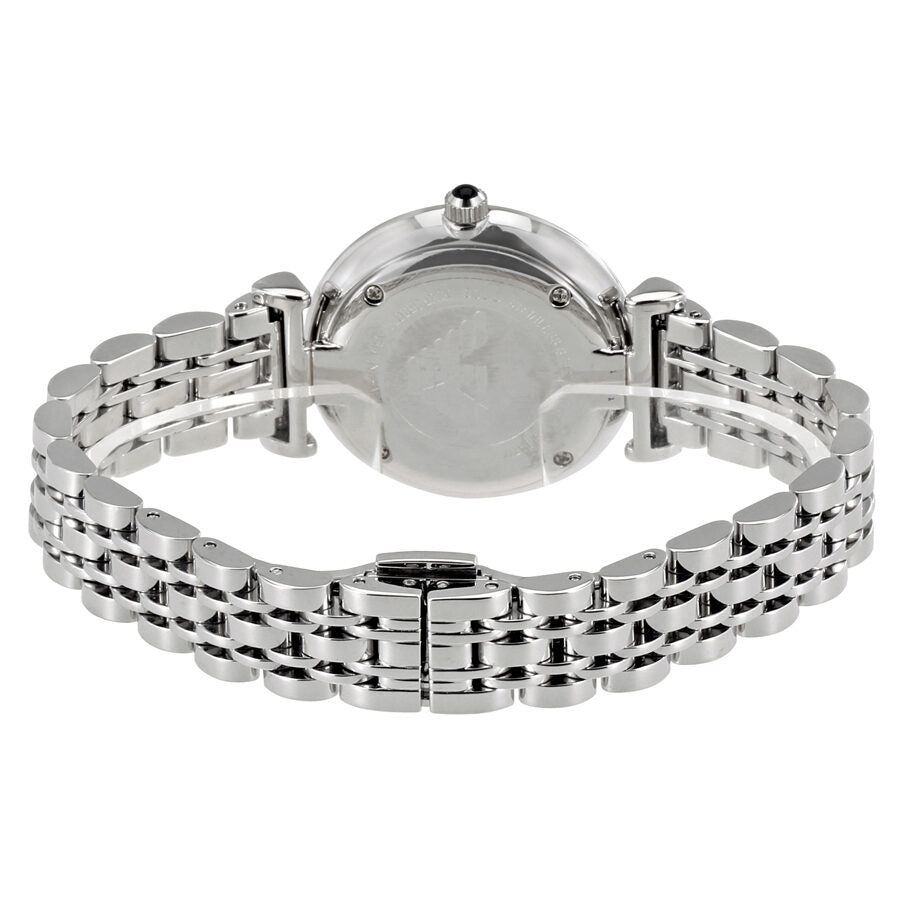 Emporio Armani T Bar Mother of Pearl Dial Steel Strap Watch For Women - AR1682