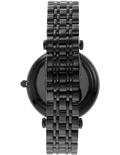 Emporio Armani Gianni T Bar Analog Black Dial Black Steel Strap Watch For Men - AR11299