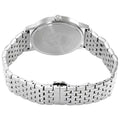 Emporio Armani Kappa Quartz White Dial Silver Steel Strap Watch For Men - AR80014