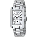 Emporio Armani White Dial Silver Stainless Steel Watch For Women - AR0146