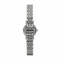 Emporio Armani Gianni T Bar Quartz Silver Dial Silver Steel Strap Watch For Women - AR1935