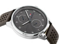 Tommy Hilfiger Chase Quartz Brown Dial Brown Leather Strap Watch for Men - 1791579