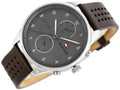 Tommy Hilfiger Chase Quartz Brown Dial Brown Leather Strap Watch for Men - 1791579