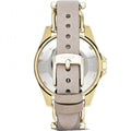 Fossil Riley White Dial Beige Leather Strap Watch for Women - ES3465