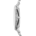 Fossil Jacqueline White Dial Silver Steel Strap Watch for Women - ES3920