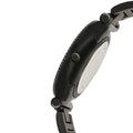 Fossil Carlie Black Dial Black Steel Strap Watch for Women - ES4488