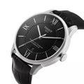 Tissot Chemin Des Tourelles Powermatic 80 Black Dial Black Leather Strap Watch For Men - T099.407.16.058.00