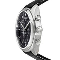 Tissot PR 100 Chronograph Black Dial Black Leather Strap Watch For Men - T101.417.16.051.00
