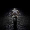 Tag Heuer Carrera Chronograph Black Dial Black Leather Strap Watch for Men - CBN2A5A.FC6481