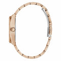 Guess Luna White Dial Rose Gold Steel Strap Watch for Women - GW0308L3