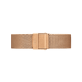Daniel Wellington Petite Melrose White Dial Rose Gold Mesh Strap Watch For Women - DW00100305