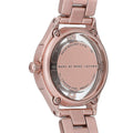 Marc Jacobs Tether Transparent Rose Gold Dial Rose Gold Steel Strap Watch for Women - MBM3417