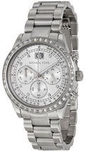 Michael Kors Brinkley Diamonds Silver Dial Silver Steel Strap Watch for Women - MK6186