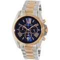 Michael Kors Bradshaw Blue Dial Two Tone Steel Strap Watch for Women - MK5606