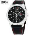 Hugo Boss Professional Black Dial Black Silicone Strap Watch for Men - 1513525