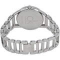 Calvin Klein Stately Silver Dial Silver Steel Strap Watch for Women - K3G2312W