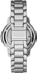 Fossil Architect Automatic Silver Dial Silver Steel Strap Watch for Women - ME3057