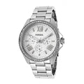 Fossil Cecile Chronograph Silver Dial Silver Steel Strap Watch for Women - AM4481