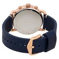 Fossil The Commuter Blue Dial Blue Leather Strap Watch for Men - FS5404