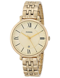 Fossil Jacqueline White Dial Gold Steel Strap Watch for Women - ES3434
