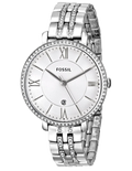 Fossil Jacqueline White Dial Silver Steel Strap Watch for Women - ES3545