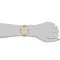 Fossil Jacqueline Gold Dial Gold Steel Strap Watch for Women - ES3547