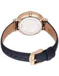 Fossil Jacqueline White Dial Blue Leather Strap Watch for Women - ES4291