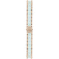 Fossil Stella Multifunction Gold Dial Two Tone Steel Strap Watch for Women - ES4757