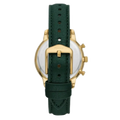 Fossil Neutra Chronograph Green Dial Green Leather Strap Watch for Women - ES5239