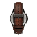 Fossil Grant Chronograph Brown Dial Brown Leather Strap Watch for Men - FS5088