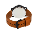 Fossil Commuter Three Hand Date Black Dial Brown Leather Strap Watch for Men - FS5276
