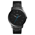 Fossil The Minimalist Black Dial Black Steel Strap Watch for Men - FS5308