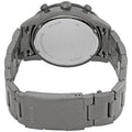 Fossil Townsman Chronograph Black Dial Silver Steel Strap Watch for Men - FS5349