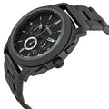 Fossil Machine Chronograph Black Dial Grey Steel Strap Watch for Men - FS4662