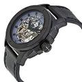 Fossil Modern Machine Automatic Skeleton Grey Dial Black Steel Strap Watch for Men - ME3134
